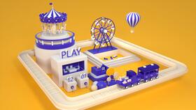 c4d小動(dòng)畫(huà)食品加工廠